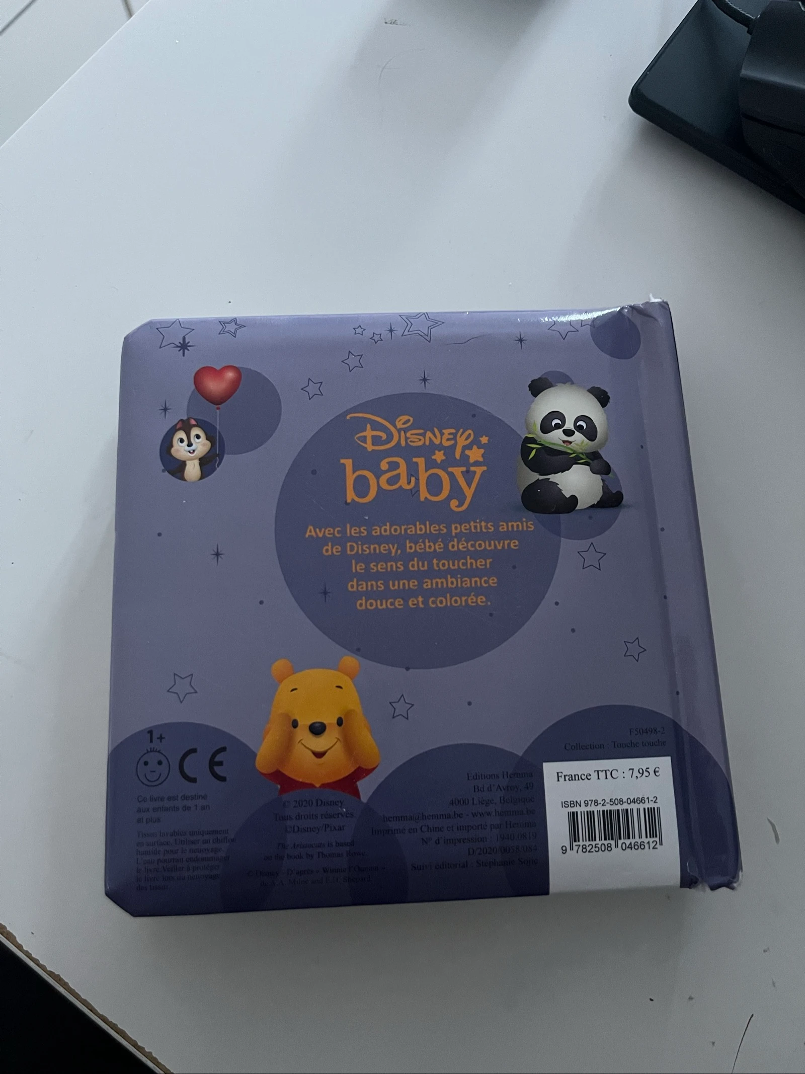 Libro bebé - toca toca - Disney baby - muy suave - Edición Hemma – photo 2